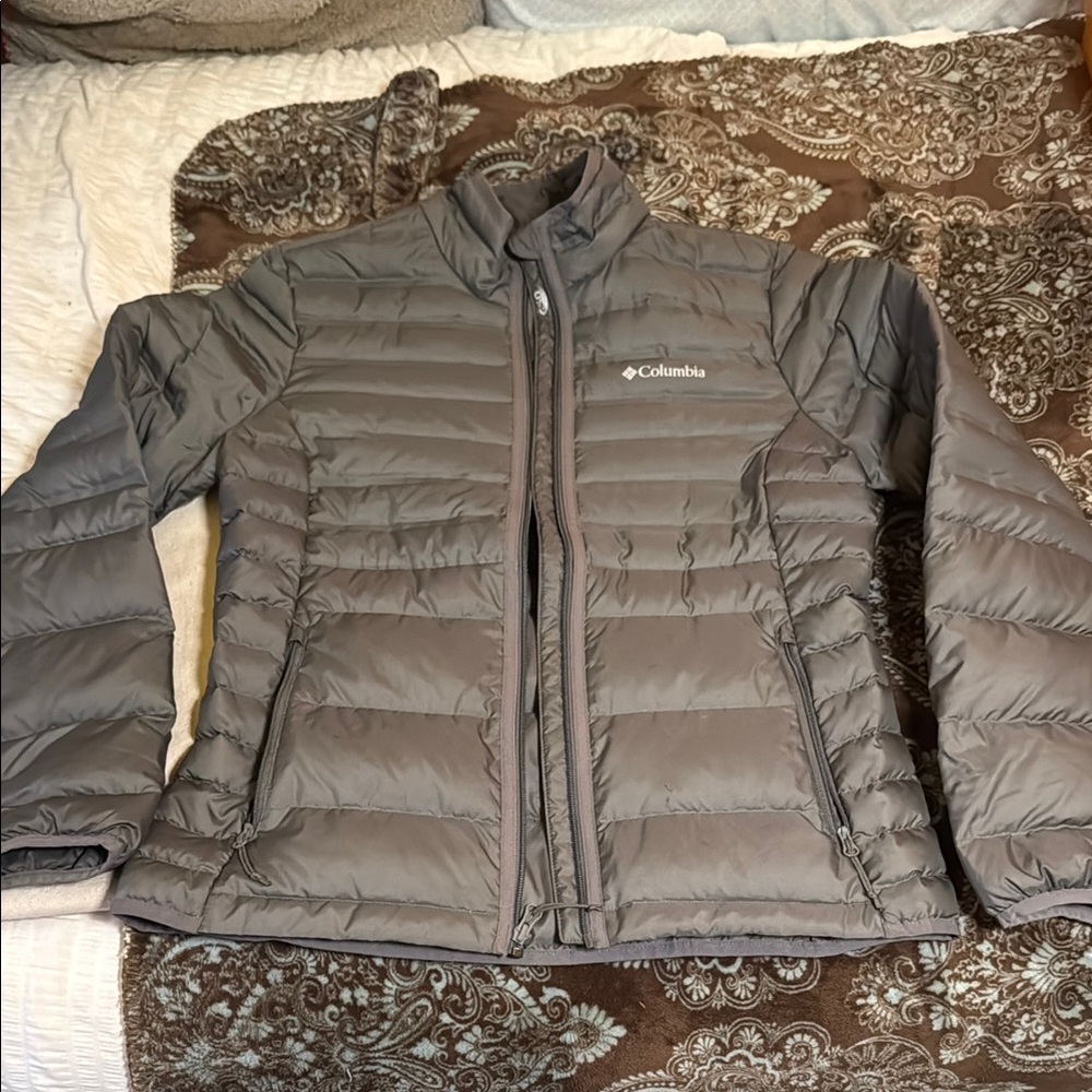 Columbia Gray Puffer Jacket